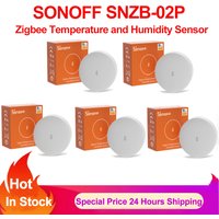 SONOFF SNZB-02P Zigbee Temperature and Humidity Sensor Smart Home Comfort Alert High Accuracy & Fast Refresh Need Zigbee Hub