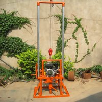 Customized High Quality 80m 100m petrol & diesel water well drilling rig