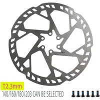 NFOX 160 Six Dings Mountain Road Electric Scooter Bicycle 203 Brake Disc 140 Bike Rotor Pads 180 Thick Plate 2.3mm Accessories