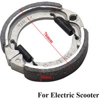 8 Inch Electric Scooter Drum Brake Motor Brake Pad Rear Wheel Brake Drum Brake Motor Brake Cover 8 Inch Scooter
