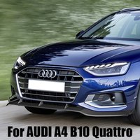For Audi A4 B10 Sedan 2020 2021 2022 2023 2024 2025 Car Front Bumper Splitter Lip Diffuser Body Kit Spoiler Guard