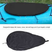 Cockpit Cover Fit Blocking Kayak Canoe Cockpit Cover Protector Kayak Accessory Black Kayak Cockpit Protector Kayak Cockpit Cover