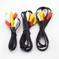 3 RCA to 3 RCA Cable Audio Video AV Male to Female Extension Cable Audio Cables
