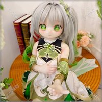 85-150cm Silicone Figure Nahida Cosplay Outfit Genshin Impact Lesser Lord Kusanali Wig Costume With Accessories BJD For 1/3