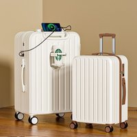 Luggage Sets Wide Handle Suitcase Lightweight Large-capacity Travel Case Silent Swivel Wheels Pc Oversized Password Bag