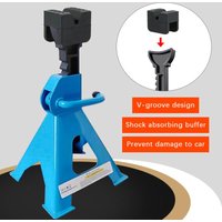 Car Jack Rubber Pad Car Slotted Lift Jack Stand Rubber Pads Frame Protector Adapter Jacking Tools 1/2pcs Universal Repair Tools