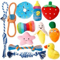 Ensembles de jouets pour grands chiens, ULà mâcher, jouet ChFuk, extérieur, dents propres, grand chien, 12 pièces par lot