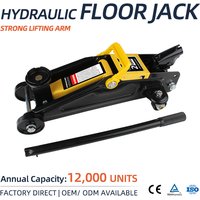 2500kg 3 Ton 6000lb Heavy Duty Metal Hydraulic Floor Jack with Trolley Two Piston Quick Lift CE Certified