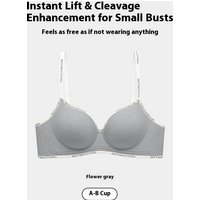 New Arrival Women's Push-Up Bra for Smaller Busts Spring/Summer Seamless, Wire-Free Soft Support Bra Anti-Sagging Design