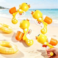 Cute Yellow Duck Water Gun Toy Cartoon Water Blaster Summer Outdoor Beach Pool Party Water Fight Games for Adults and Groups