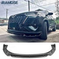Front Bumper Lip for Chery Tiggo 8 Pro Air Splitter Car Body Kit Spoiler 2022-2025 Black Skirts Accessories