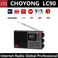 CHOYONG LC90 Internet Radio Global Professional Multi-Band Smart Portable WiF/4G,AM/FM,Longwave & Shortwave Radio with SSB TF BT