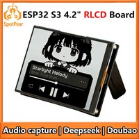 Waveshare ESP32-S3 For Xiaozhi AI 4.2inch RLCD Total Reflection Screen 4.2 inch Development Board Deepseek