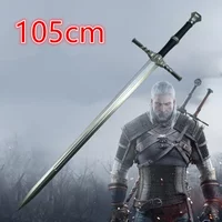 1:1 Anime cosplay Geralt z Rivii miecz Nowe Egzotyczne Bestie miecz rekwizyt do odgrywania ról Model PU Zabawka Rekwizyt 105cm