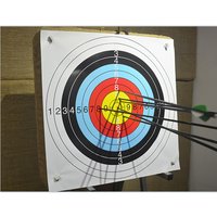 10pcs Target Paper 60*60 cm/40*40 cm Archery Shooting Target Paper Bow Hunting Archery Kit Standard Full Ring Single Spot