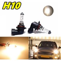2Pcs clear Quartz Auto Halogen Bulb H10 12V42W Car Headlight 3200K Car Lights Auto fog lamp Halogen Bulb
