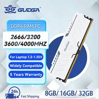 GUDGA Desktop Memory DDR4 32GB 16GB 8GB 3200MHz Memoria Rams For PC4 Desktop Gaming Memory Support Motherboard DDR4 Memory