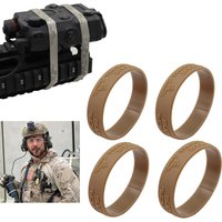 4Pcs/Lot Tactical Airsoft Rubber Ring Multifunctional Binding Rubber Band Fixed Accessories M4 M16 AR15 Flashlight Rubber Band