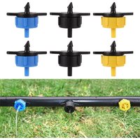 Pressure Compensating Dripper 2L/H 4L/H 8L/H Garden Orchard Micro Irrigation Emitter Agriculture Watering Pipe Fitting 20/100Pcs