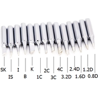 900M-T Series Soldering Tips I/IS/K/KU/B/2.4D/3C 900M Soldering Tips Lead-free Soldering Tips