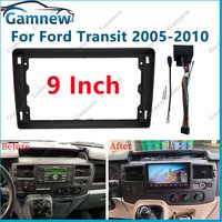 9 Inch Car Stereo Fascia Dash Panel Frame Adapter For Ford Transit 2005-2010 Android Kit Installation Trim Beze