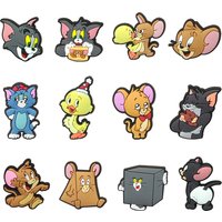 Hot Selling Cute Cartoon Animal Series Hole Shoes Flower Shoes Buckle Soft Rubber DIY Shoe Accessories