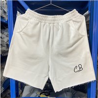 Purple Black White Casual Fashion Drawstring Breeches Men Women Summer Classic Simple CB Letters Logo Embroidery Shorts