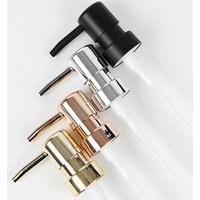 1set Soap Pump Liquid Pump Head Lotion Dispenser Head Round Head 28 Thread Bath Bottle Press Nozzle ABS Lotion Pump Head