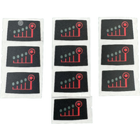 LED Power Display Sticker LED Key Label for Milwaukee M18 18V 48-11-1815 Li-ion Battery Pack Indicator with Adhesive Back
