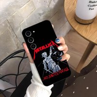 M-Metallica Band Phone Case For Samsung A25 A13 A33 5G A54 A36 A35 A56 A52 A14 Shockproof Soft Cover