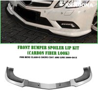 For Mercedes Benz E Class W207 C207 Coupe 2009-2012 E250 E350 E500 AMG Line Front Bumper Spoiler Lip Lower Splitter Blade Kit