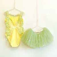 Gymnastics Costumes Ballet Leotards Girls Jumpsuits Suit Children's Clothing Tutu Romper Skirt Set Girl Ballet Training Uniform