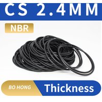 Thickness CS2.4mm Black NBR Nitrile Rubber O-rings Seals Gasket Washer temperature resistant wear-resistant oring