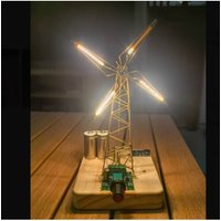 DIY Material Package Desktop Decoration GlowinDIY Windmill Light Kit