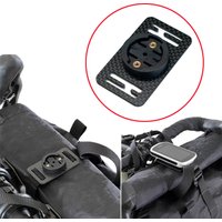 1PC Garmin Compatible 25mm Webbing Strap Mount Adapter Saddle Bag/Bikepacking-Mounted Bike Computer Holder Taillight Fixing Base