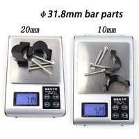 AliExpress NONE new TT Handlebar Parts Bicycle Rest Bar Riser Spacers 10/20mm Rising Spacer Clamp mtb Road Bike Accessories Round or irregular