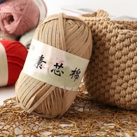 1Pc 200g Cloth Strip Line for Crocheting Hand Knitting Flat Yarn Crochet Bag hat mat slipper amigurumi knit thread 100m