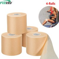 4Roll Pre Wrap Athletic Tape Foam Underwrap,Breathable Sports Wraps Prewrap Multi Color Underwrap Bandage for Wrist Elbow Knees