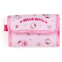 Hello Kitty Storage Bag Portable Folding Zipper Anime Cotton Sticks Pill Storage Bag Family Travel Medical Emergency Kit