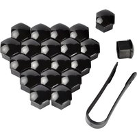 20PCS 17mm 19mm 21mm Car Wheel Caps Bolts Car Black Universal Wheel Hub Nut Protective Cap Tire Nut Caps Wheel Lug Nut