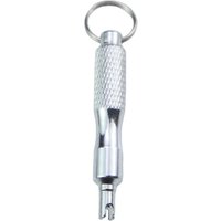 1 PCS Stainless Steel Tire Valve Core Removal Tool l Keyring-Attached For Car Motorcycle ATV Bike Universal
