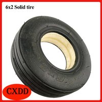 High-quality 6-inch Explosion-proof Solid Tire Featuring a 6X2 Pattern for Electric Skateboard Driver Cart Wheels