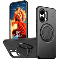 Armor Shockproof Case For Xiaomi POCO X8 Pro / Poco X8 Pro Max 5G Rotating Magnetic Metal Ring Bracket Hard Phone Cover Funda
