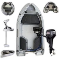 New Arrival 10ft 3.05m 3M Fishing Kayak with Electric Motor Rotomolded Plastic Skiff Boats Tuffy Engine Boat