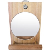 Bird Mirror with Perch Parrot Birdcage Stands for African Greys Cockatiels