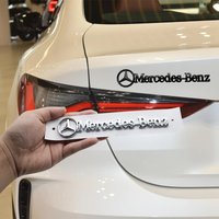 ABS Car Logo Emblem Rear Trunk Badge Stickers Decals Accessories For Mercedes Benz C260 W204 W205 W211 W212 W190 W213 W168 W177