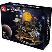 IN STOCK KC1001 MOC Technical Electric Solar System Globe Building Blocks Bricks Assembling Toys for Boys Christmas Gift Set
