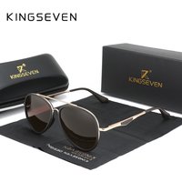 KINGSEVEN Classic Brand Pilot Polarized Sunglasses Men's Driving Male Sun Glasses UV Blocking Eyewear Accessories For Women