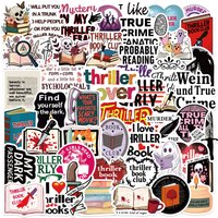 50/100PCS Cartoon Thriller Book Graffiti Stickers Decorative Guitar Notebook Luggage DIY Waterproof Stickers