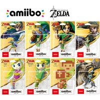 Nintendo Amiibo The Legend of Zelda Majora Ocarina Link Twilight Skyward Link Wind Waker Zelda Link NFC Figur Regionsfrei